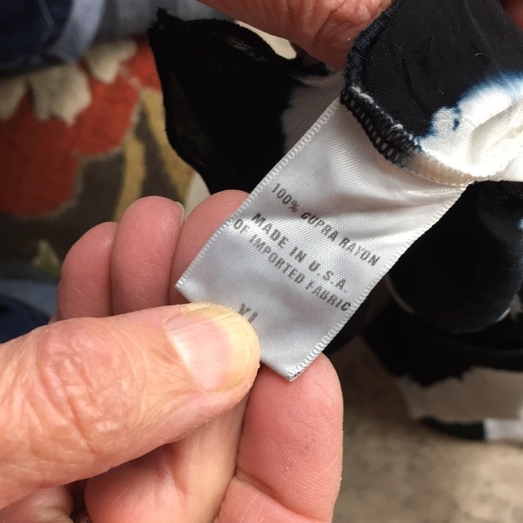 Barbara Lesser Black & White Summer Blouse - Picture 5 of 5